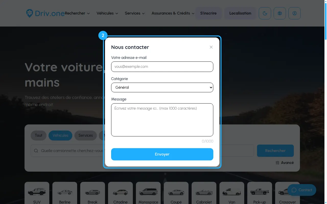 Étape 2: Envoyez votre message